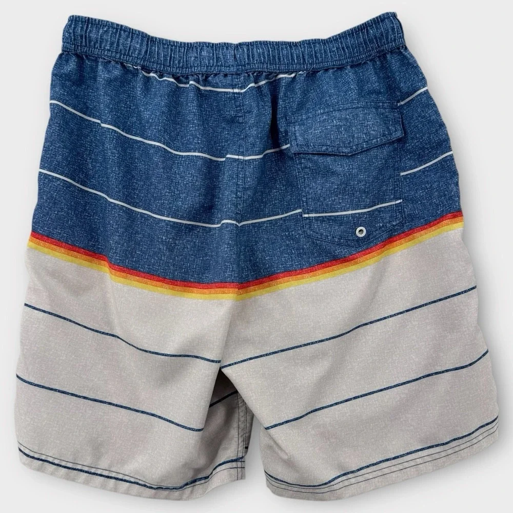 Micros Board Shorts Mens‎ Large Elastic Waist Swim Trunks Drawstring Surf Beach